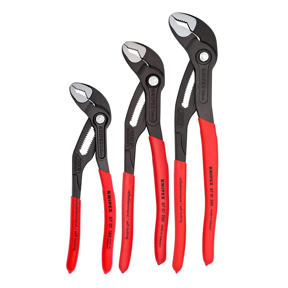 Knipex Cobra Water Pump Pliers 3pc Set – 002006US1