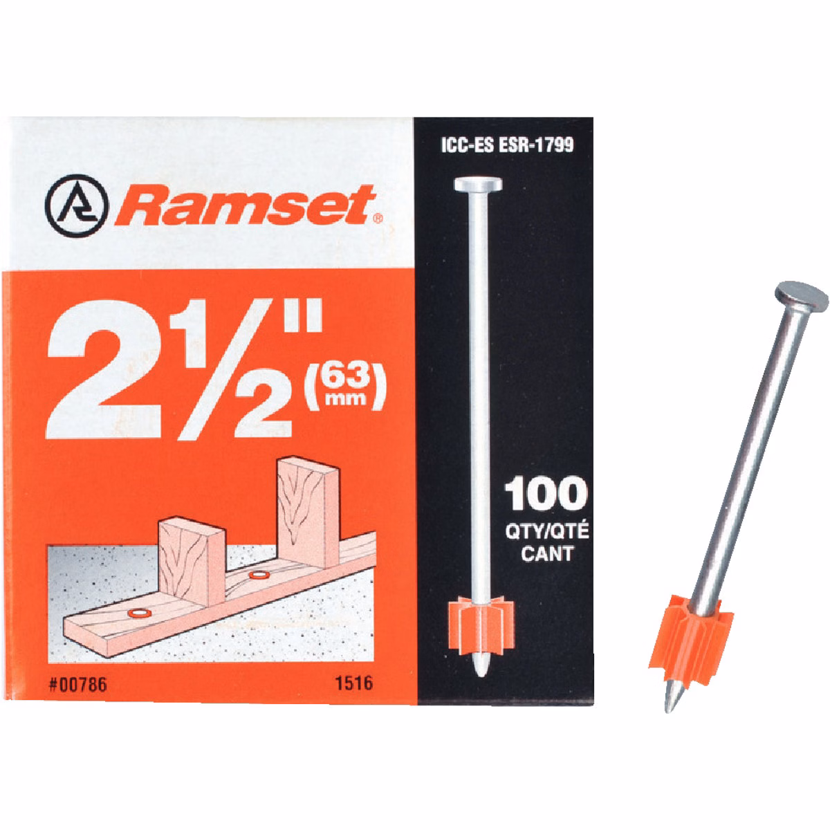 Ramset 2-1/2 In. Fastening Pin (100-Pack)