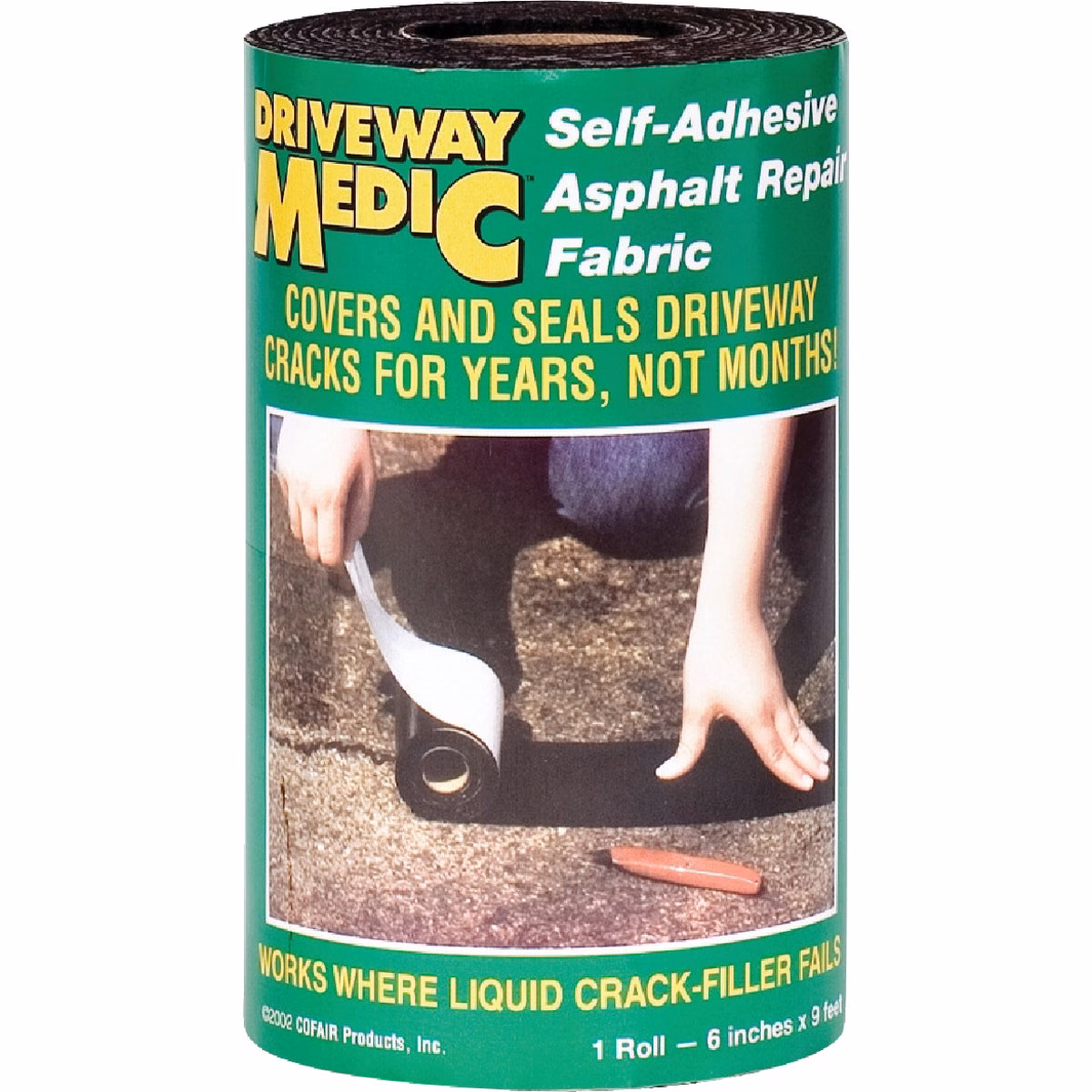 Driveway Medic 6 In. x 9 Ft. Asphalt Repair Fabric