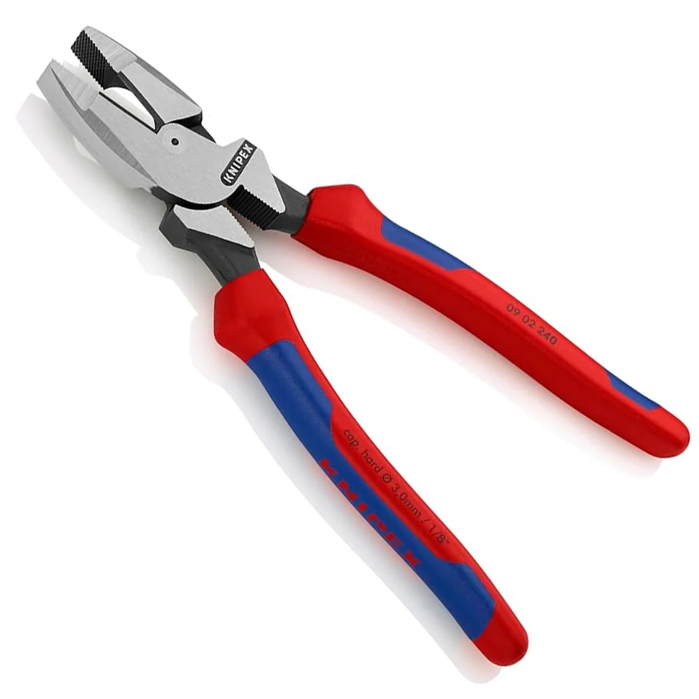 Knipex High-Leverage Linesman Pliers Composite Grip 9-1/2in – 0902240SBA