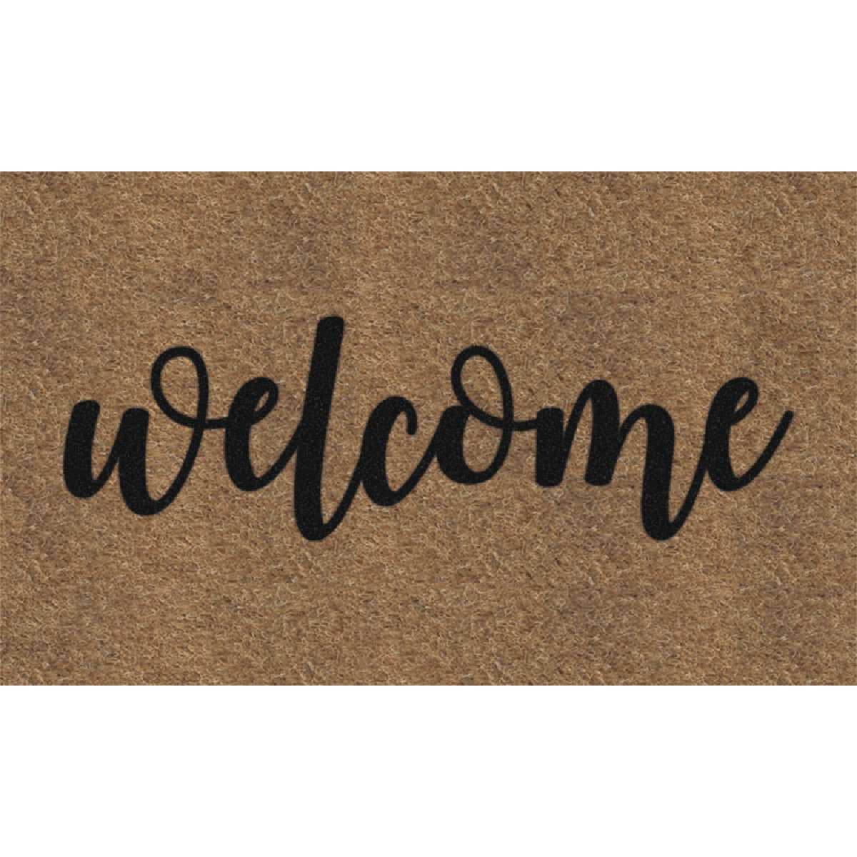 Americo Home 18 In. x 30 In. Welcome Home Koko Faux Coir Entrance Mat