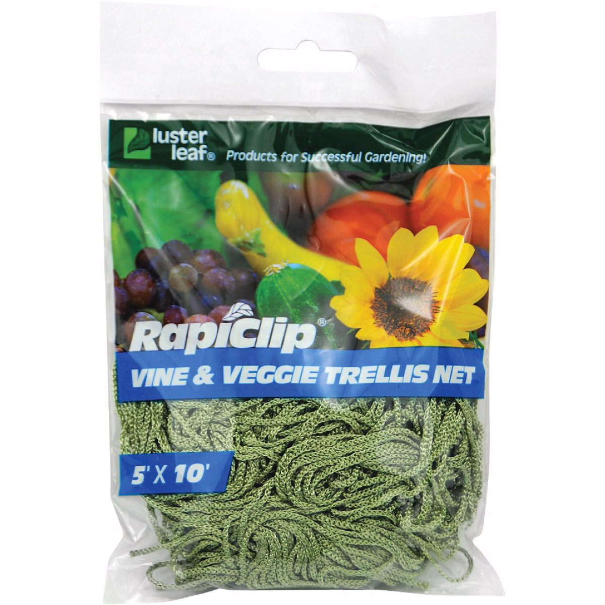 Rapiclip 5 Ft. x 10 Ft. Vine & Veggie Trellis Netting