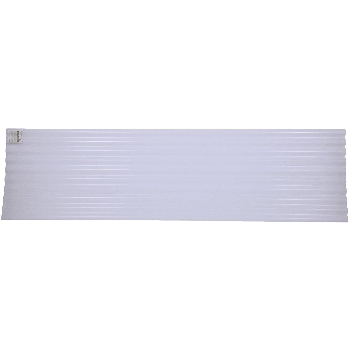 Tuftex Seacoaster 26 In. x 12 Ft. Crystal Clear with Light Blue Tint Round Wave Vinyl Corrugated Panels