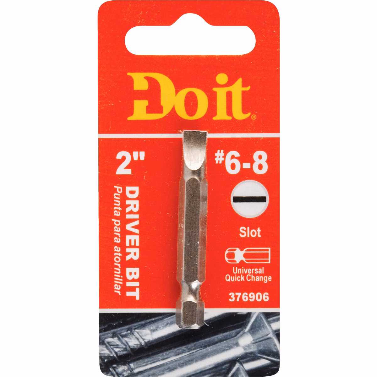Do it #6-8 Slotted 2 In. Power Screwdriver Bit