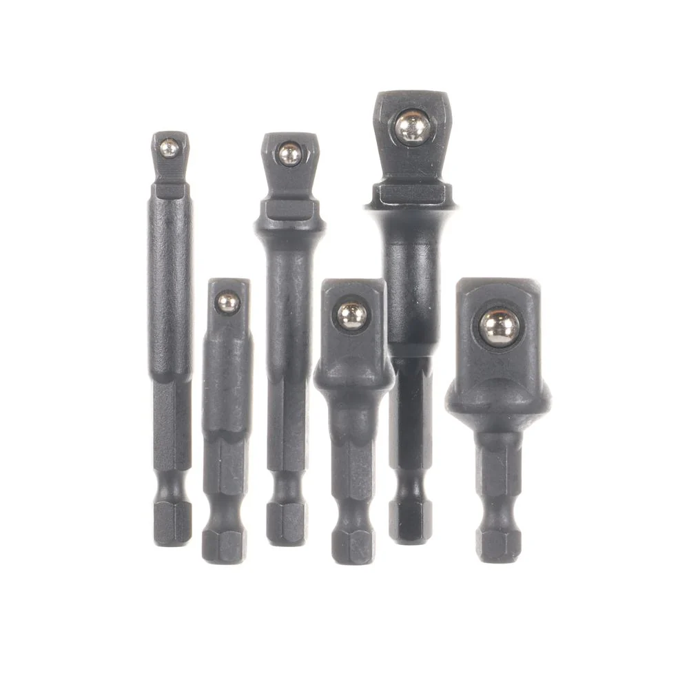 Titan 6pc Stubby and Wobble Socket Adapter Set – 12001