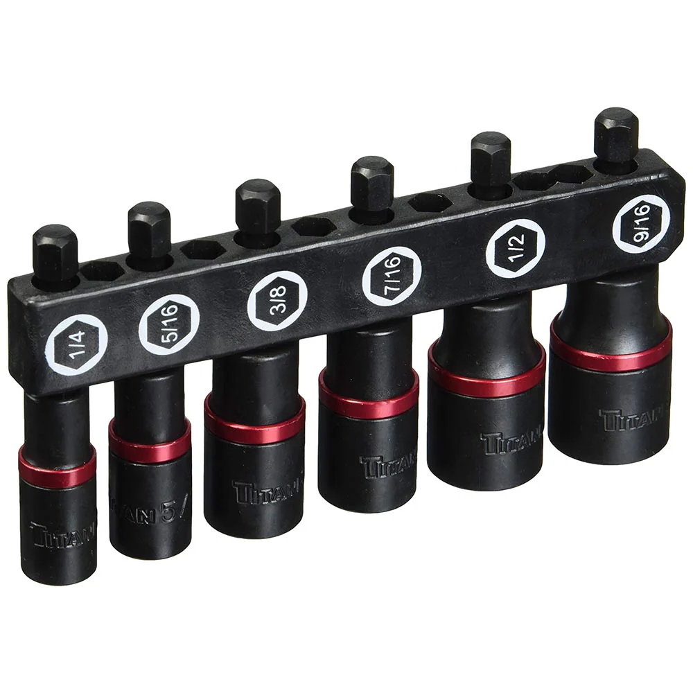 Titan 6pc SAE Impact Grade Nut Driver Set – 15222