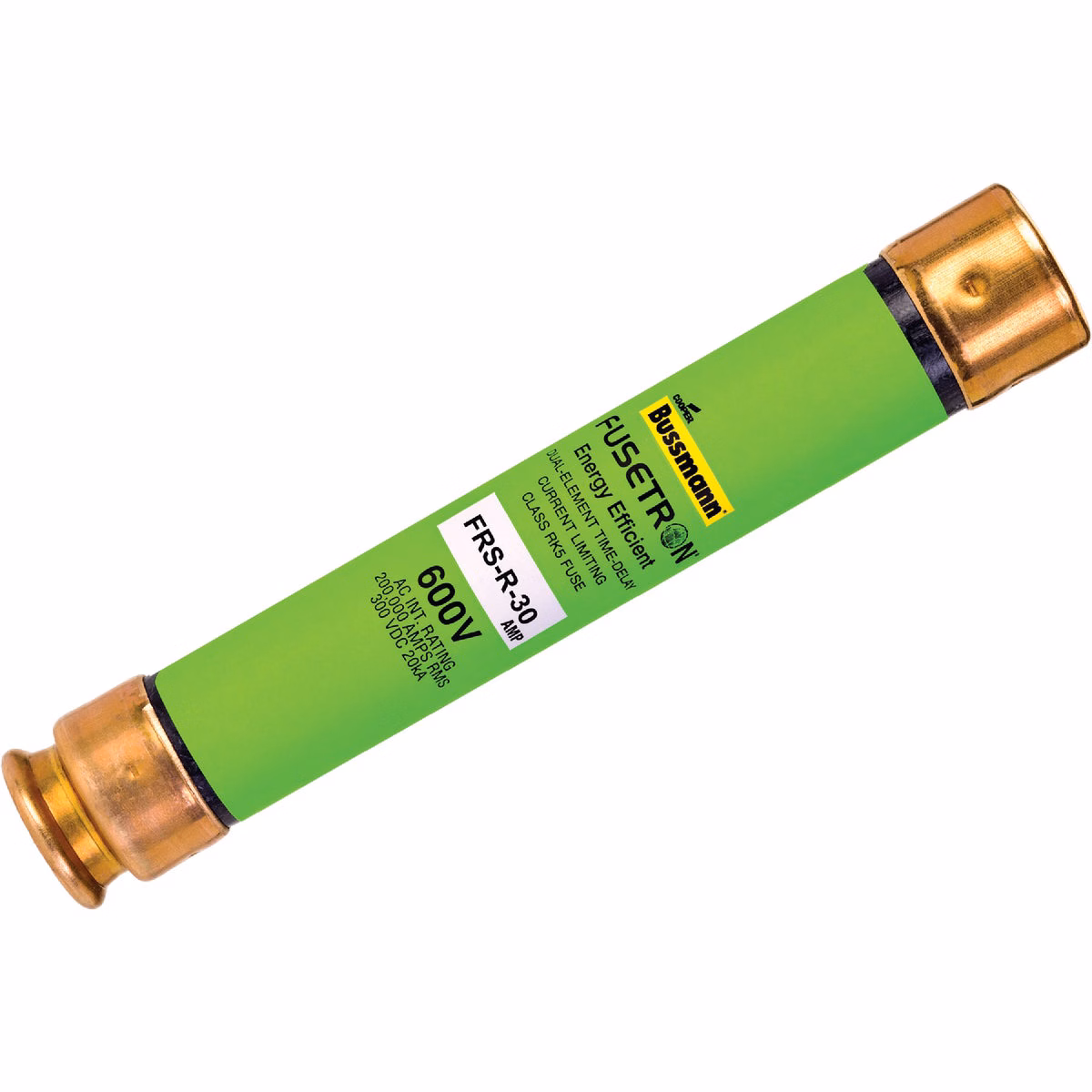 Bussmann 30A Fusetron FRS-R Cartridge Time Delay Cartridge Fuse
