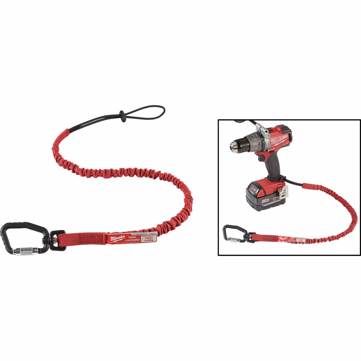 Milwaukee 10 Lb. Locking Tool Lanyard