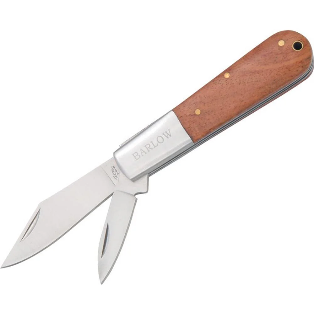 Barlow Wood Handled 2 Bladed Knife – 210601