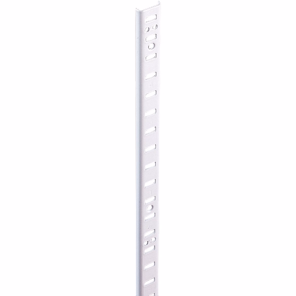 Knape & Vogt 255 Series 24 In. Zinc-Plated Steel Mortise-Mount Pilaster Shelf Standard