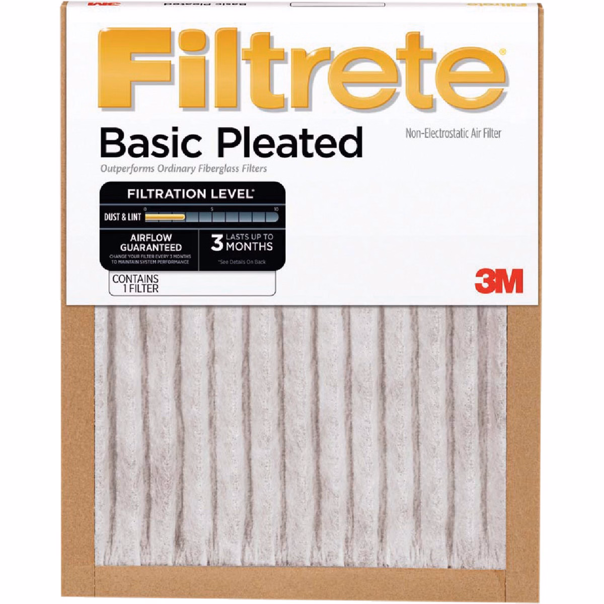 3M Filtrete 12 In. x 24 In. x 1 In. Basic Pleated 250 MPR Furnace Filter
