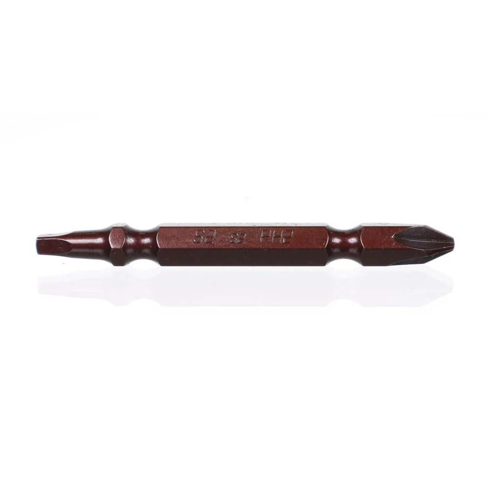 2in Double Ended Phillips #2 and Square #2 Driver Bit – 2DEP2R2
