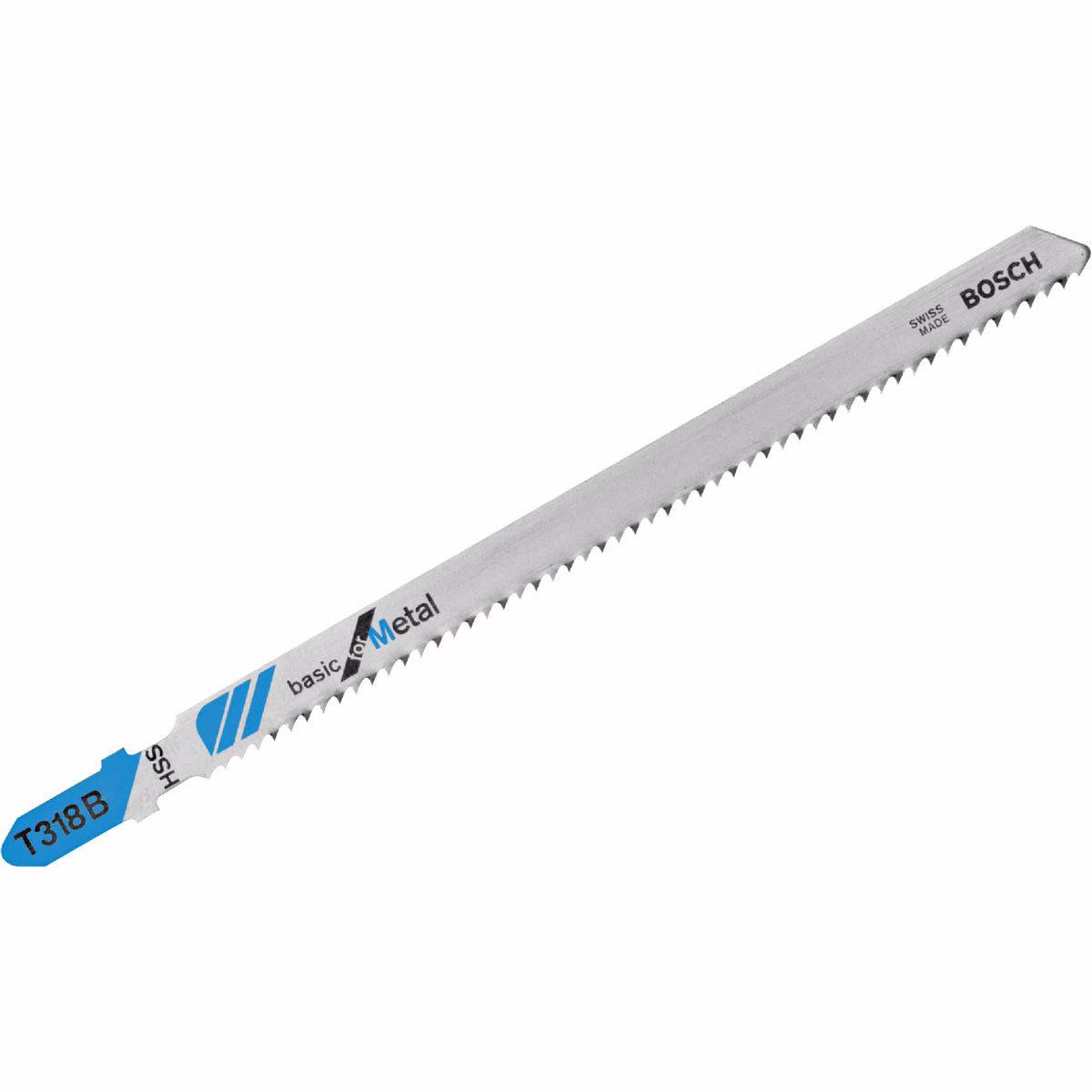 Bosch 5-1/4 In. x 14 TPI T-Shank HSS Jig Saw Blade for Metal (5-Pack)