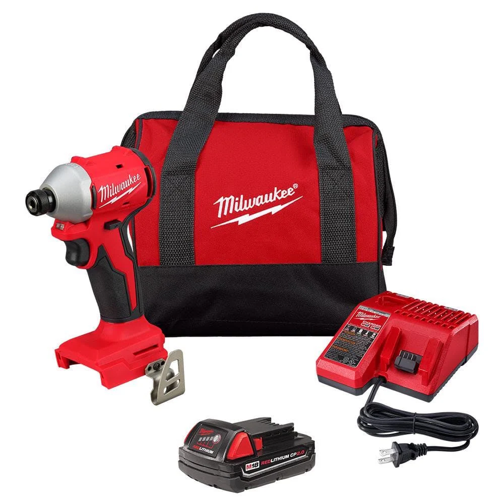 Milwaukee M18 Compact 1/4in Impact Driver – 3650-21P