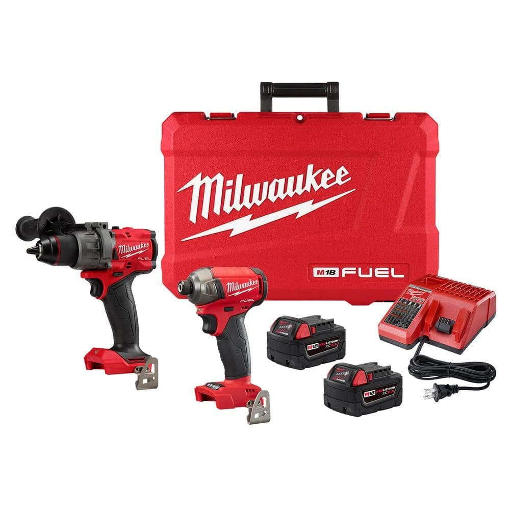 Milwaukee M18 Fuel Hammer Drill and Surge Impact Driver Kit – 3699-22