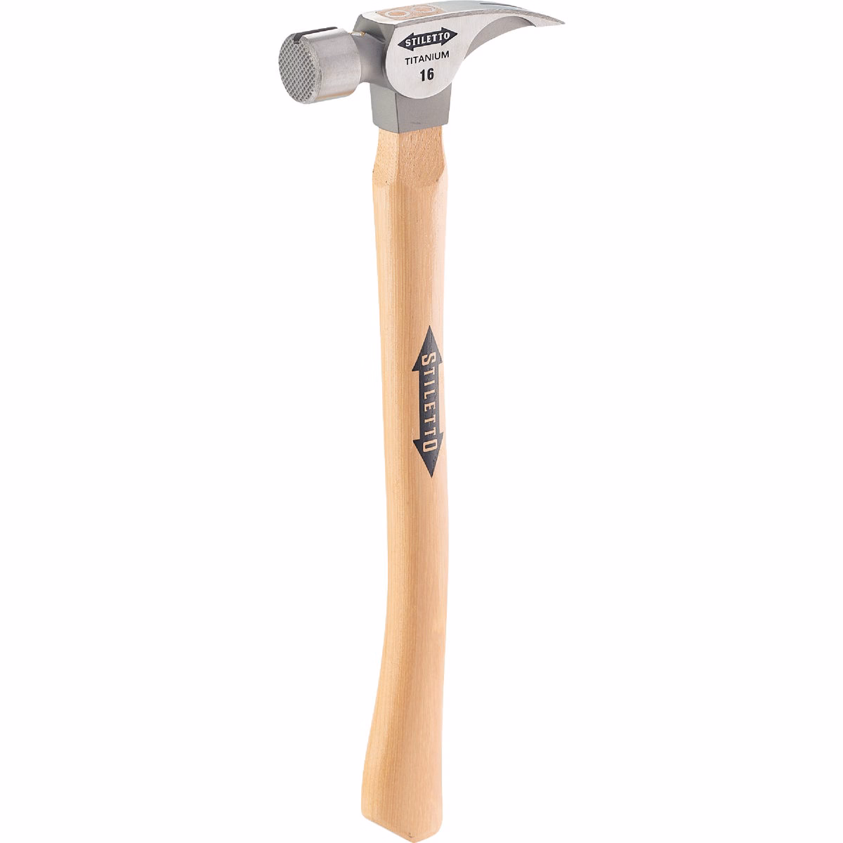 Stiletto 16 Oz. Milled-Face Framing Hammer with Hickory Handle