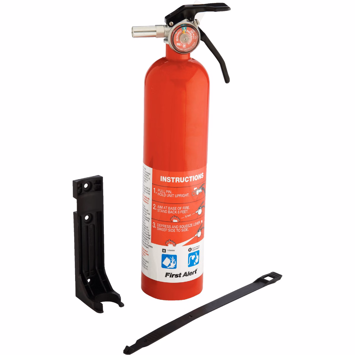 First Alert 10-B:C Rechargeable Garage Fire Extinguisher