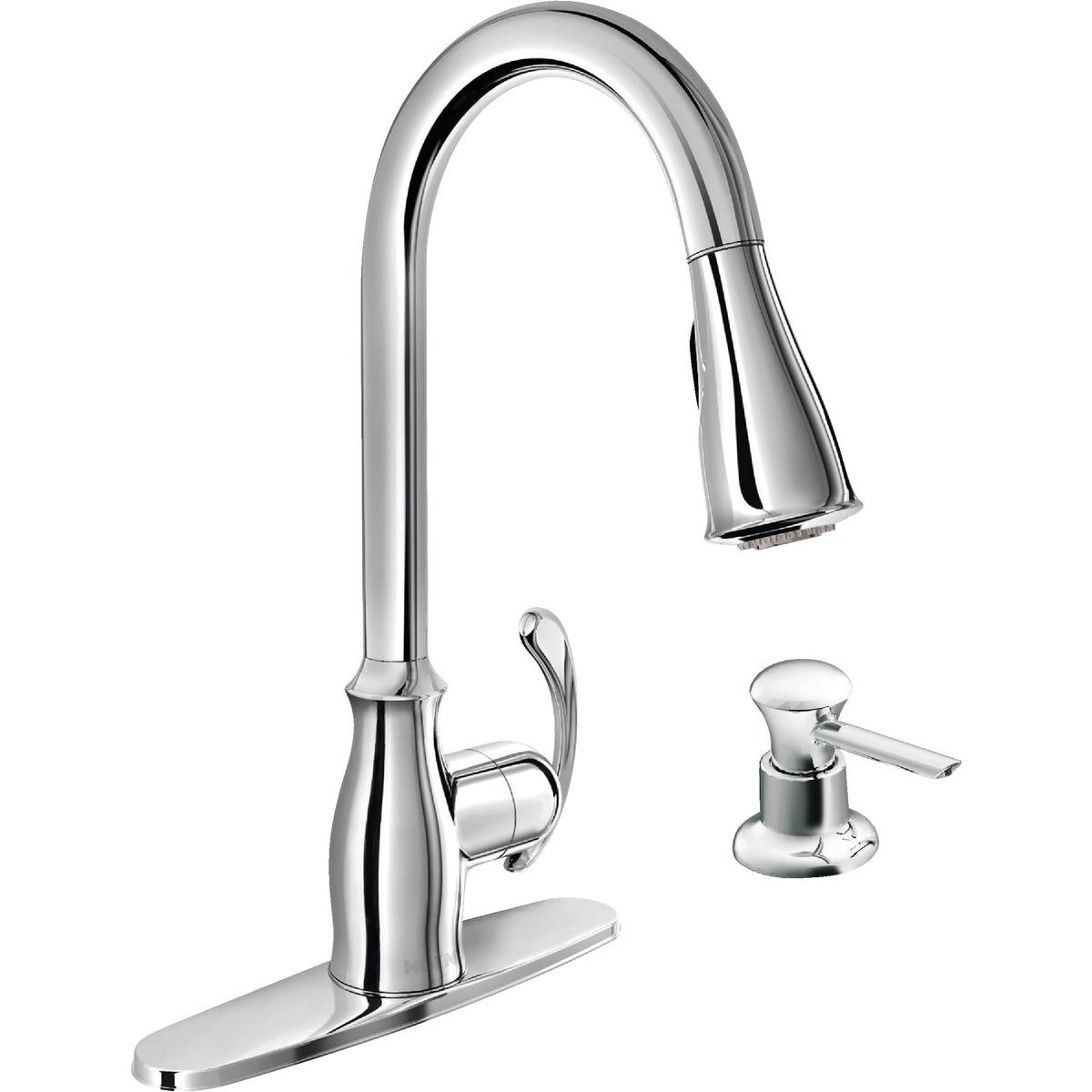 Moen Kipton 1-Handle Pull-Down Kitchen Faucet, Chrome