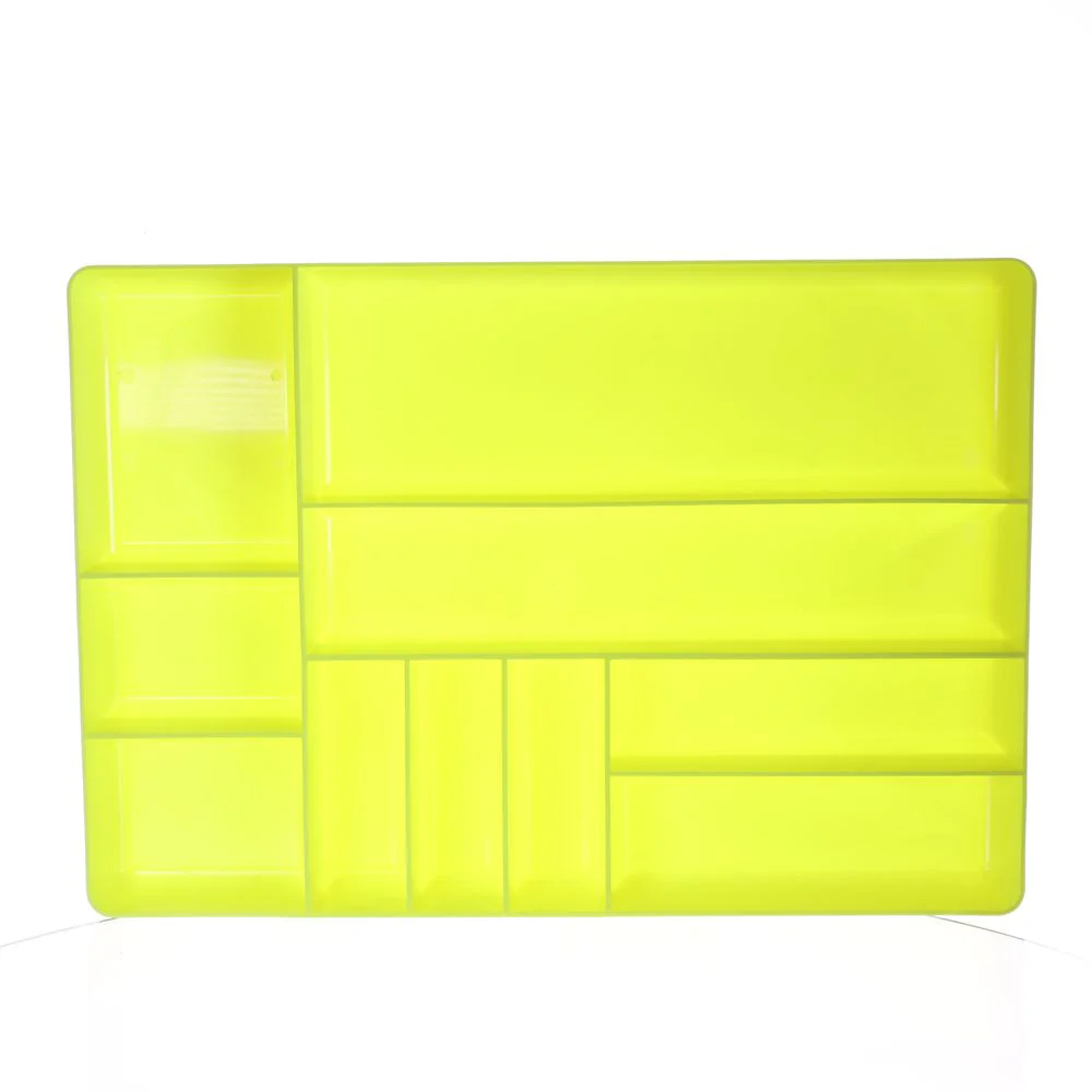 Ernst 10 Compartment Hi-Viz Organization Tray 11in x 16in – 5017HV