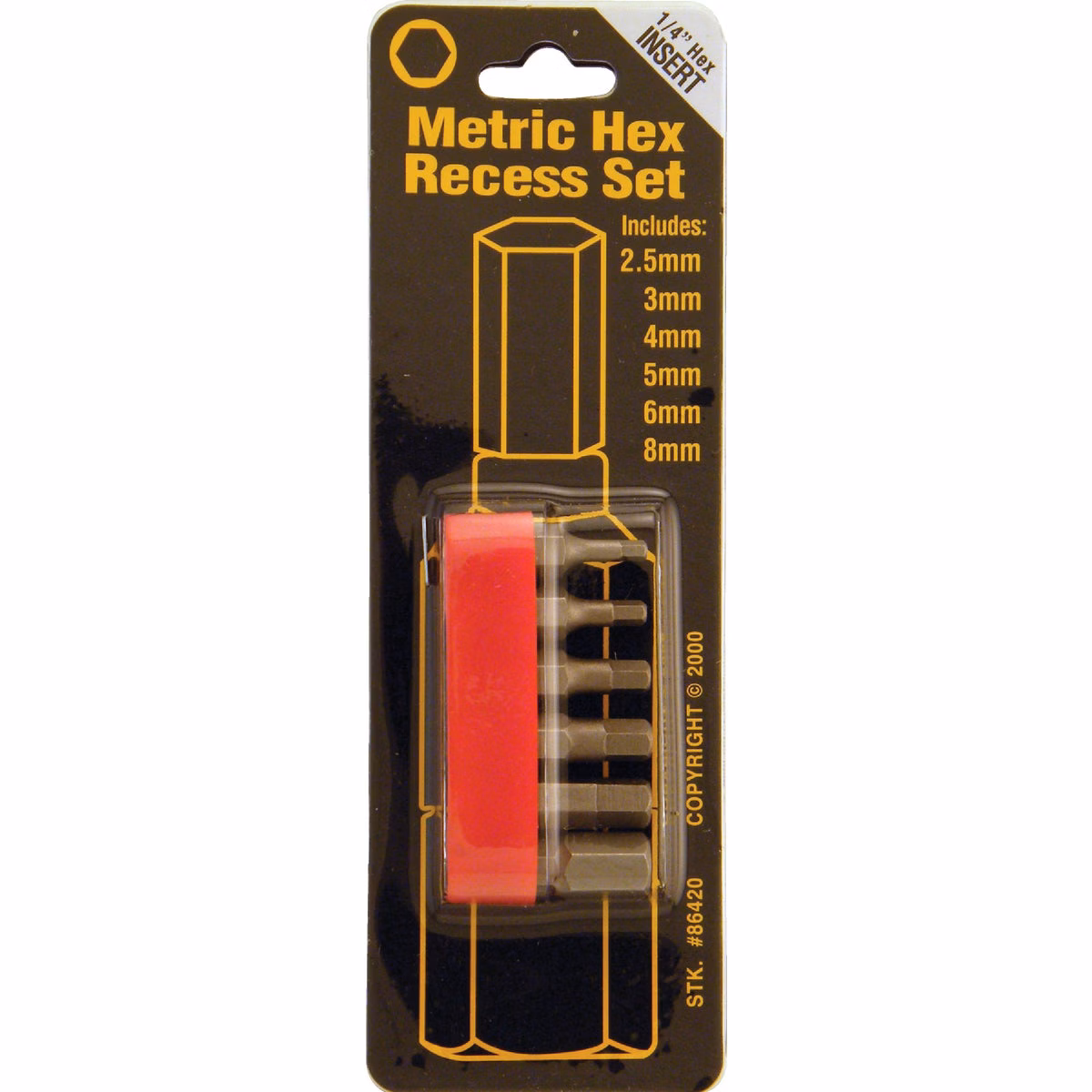 Best Way Tools 6-Piece Hex Metric Insert Screwdriver Bit Set