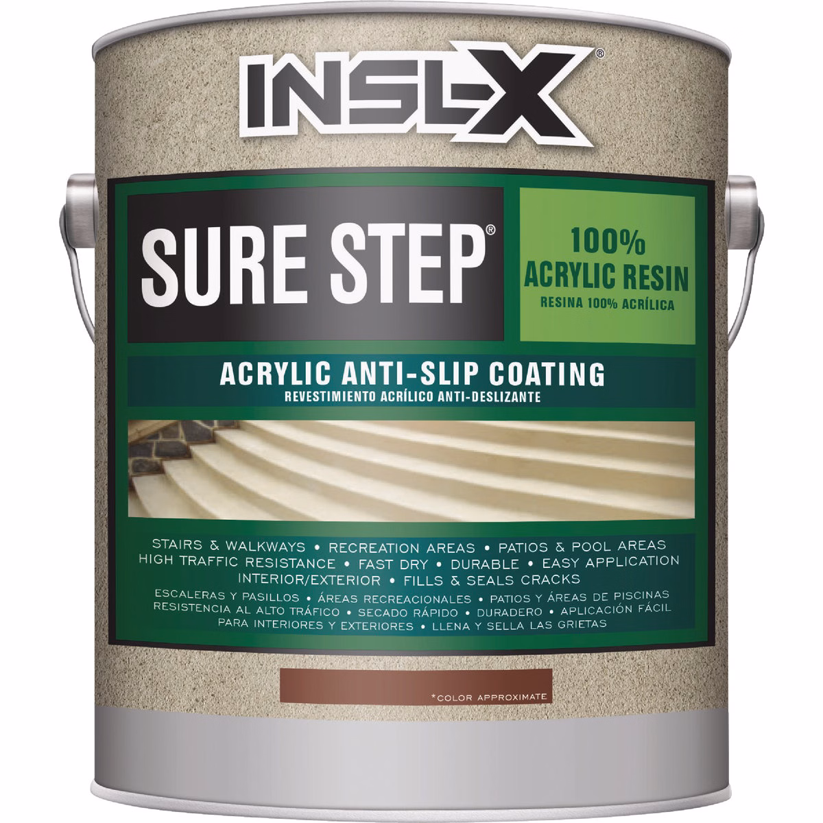 INSL-X Sure Step Desert Sand Skid Resistant Concrete Paint, 1 Gal.