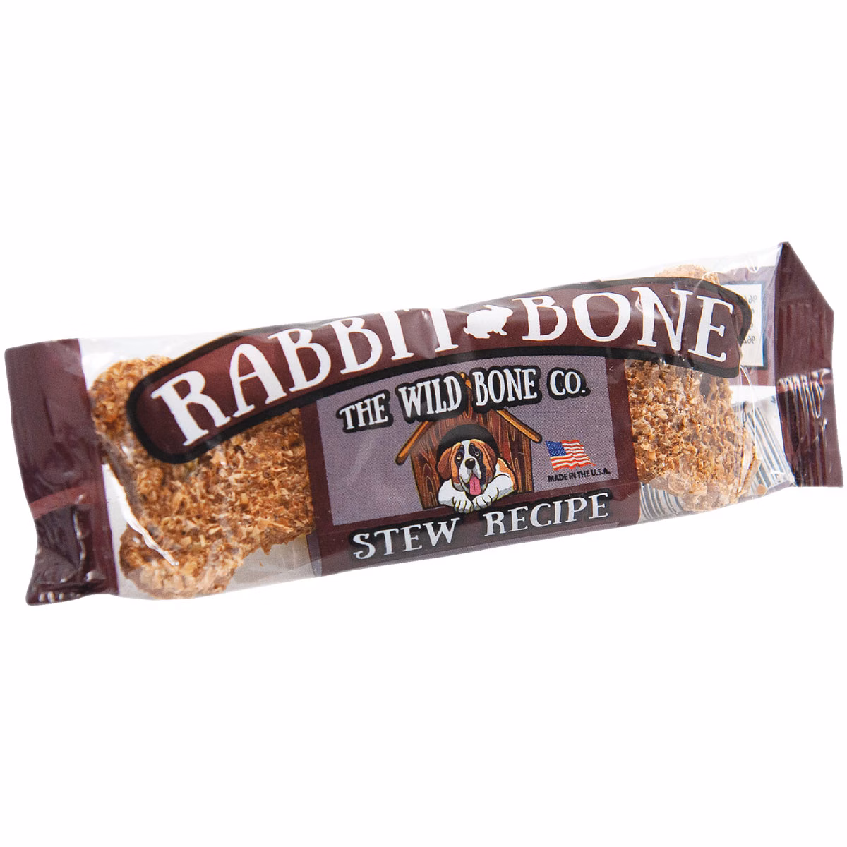 The Wild Bone Company Rabbit Bone Stew Dog Treat, 1 Oz.