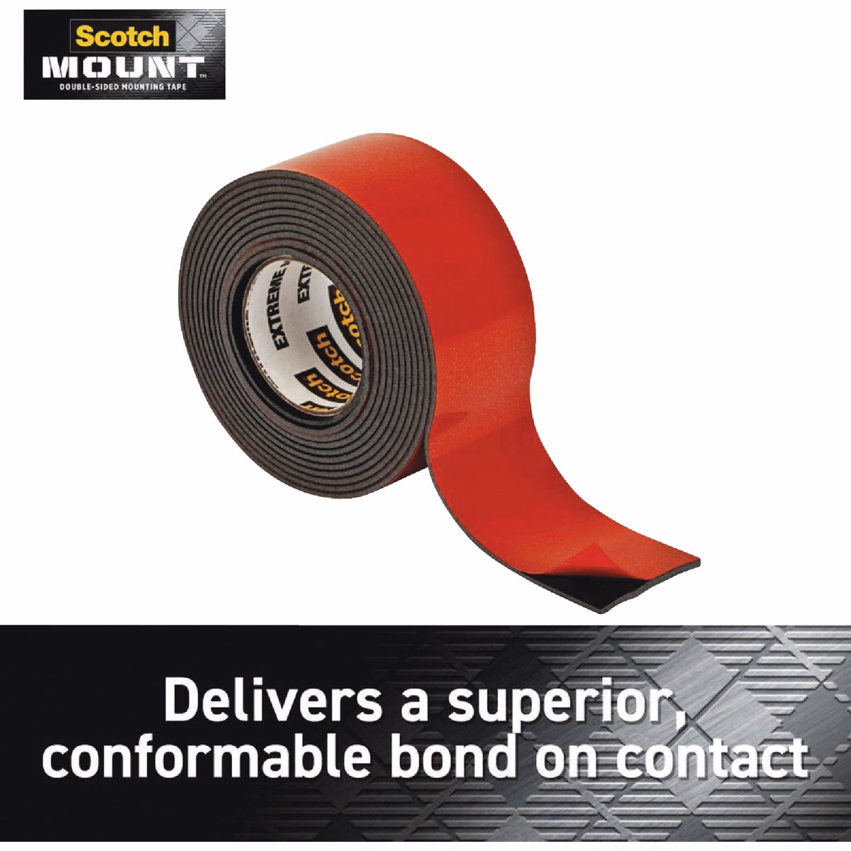 ScotchMount 1 In. x 48 In. Extreme Double-Sided Mounting Tape