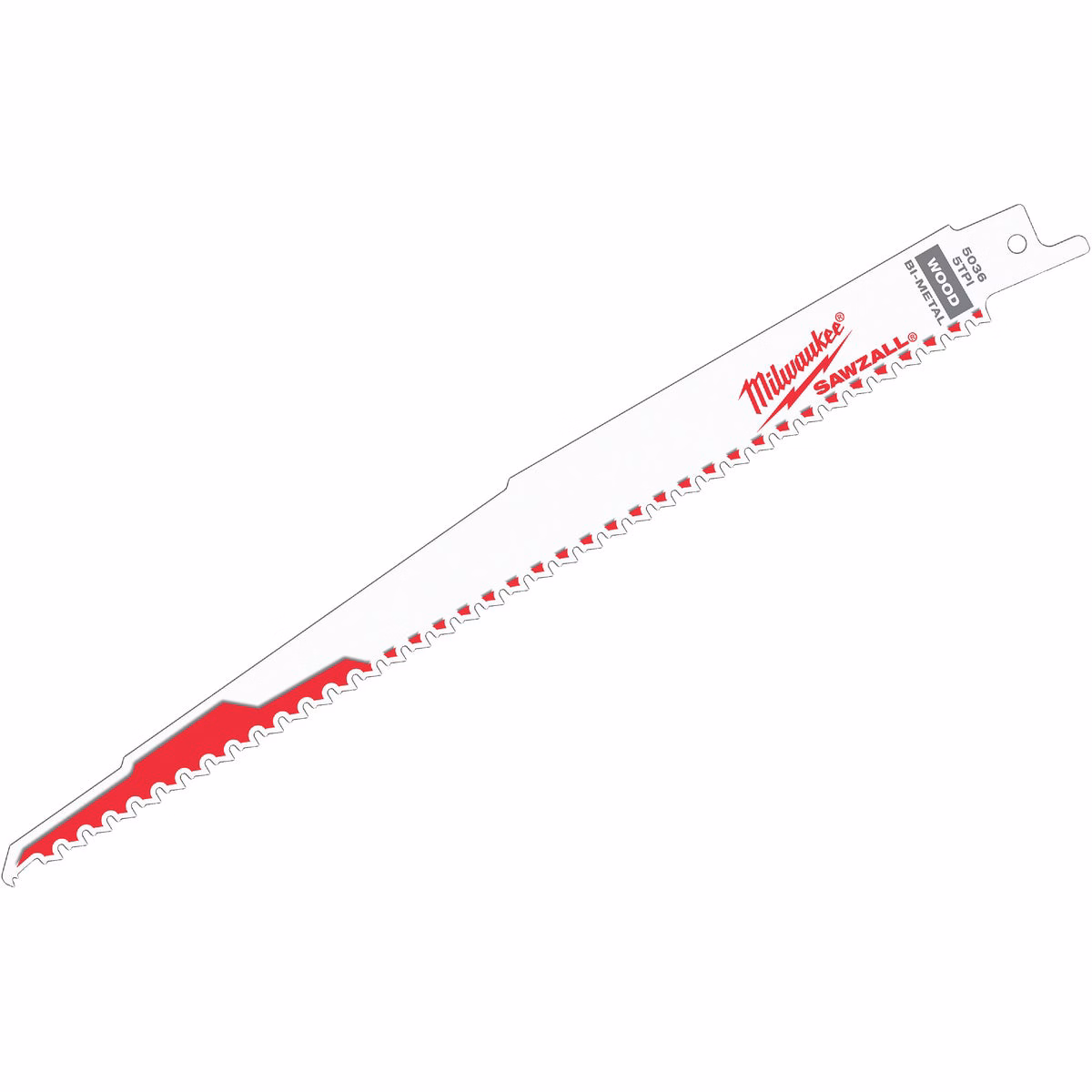 Milwaukee SAWZALL 9 In. 5 TPI Wood Reciprocating Saw Blade (5-Pack)