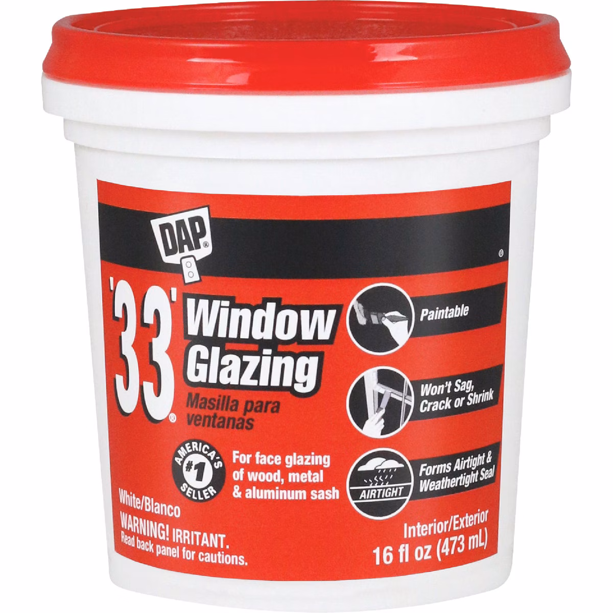 DAP 33 16 Oz. Glazing Compound