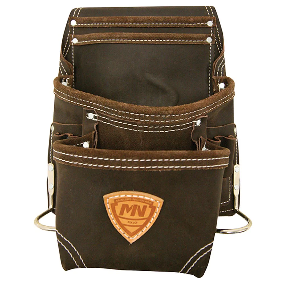 10 Pocket Oil Tanned Leather Nail and Tool Pouch – 695E