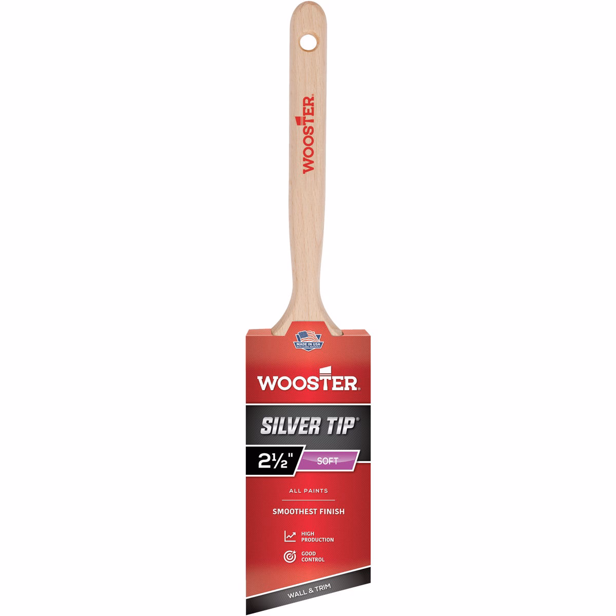 Wooster SILVER TIP 2-1/2 In. Chisel Trim Angle Sash Paint Brush