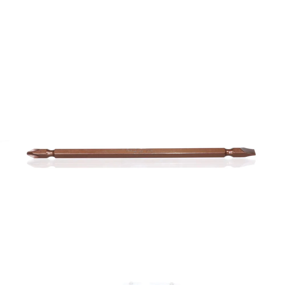 6in Double Ended Phillips #2 and Slotted Driver Bit – 6DEP2S1
