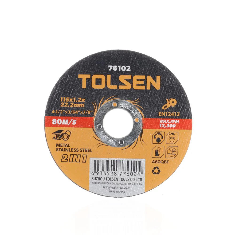 Tolsen 4-1/2in x 1/21in Cut Off Wheel – 76102