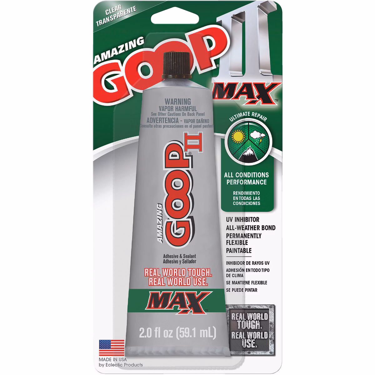 Amazing Goop II Max 2 Oz. All Weather Multi-Purpose Adhesive