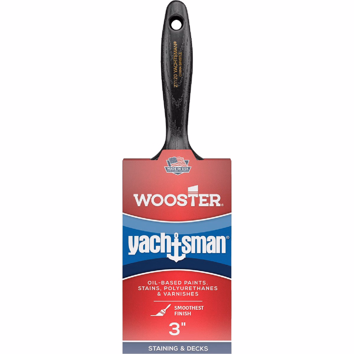 Wooster Yachtsman Varnish 3 In. Flat Paint Brush