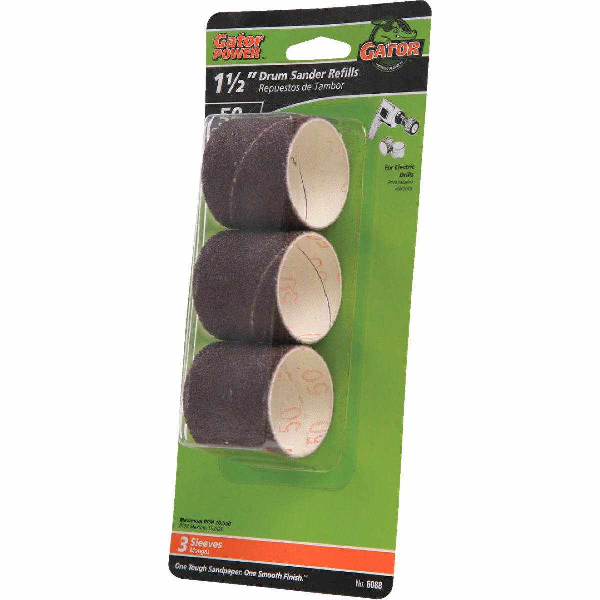 Gator Blade 1-1/2 In. x 1-1/2 In. 50 Grit Drum Sander Refills (3-Pack)