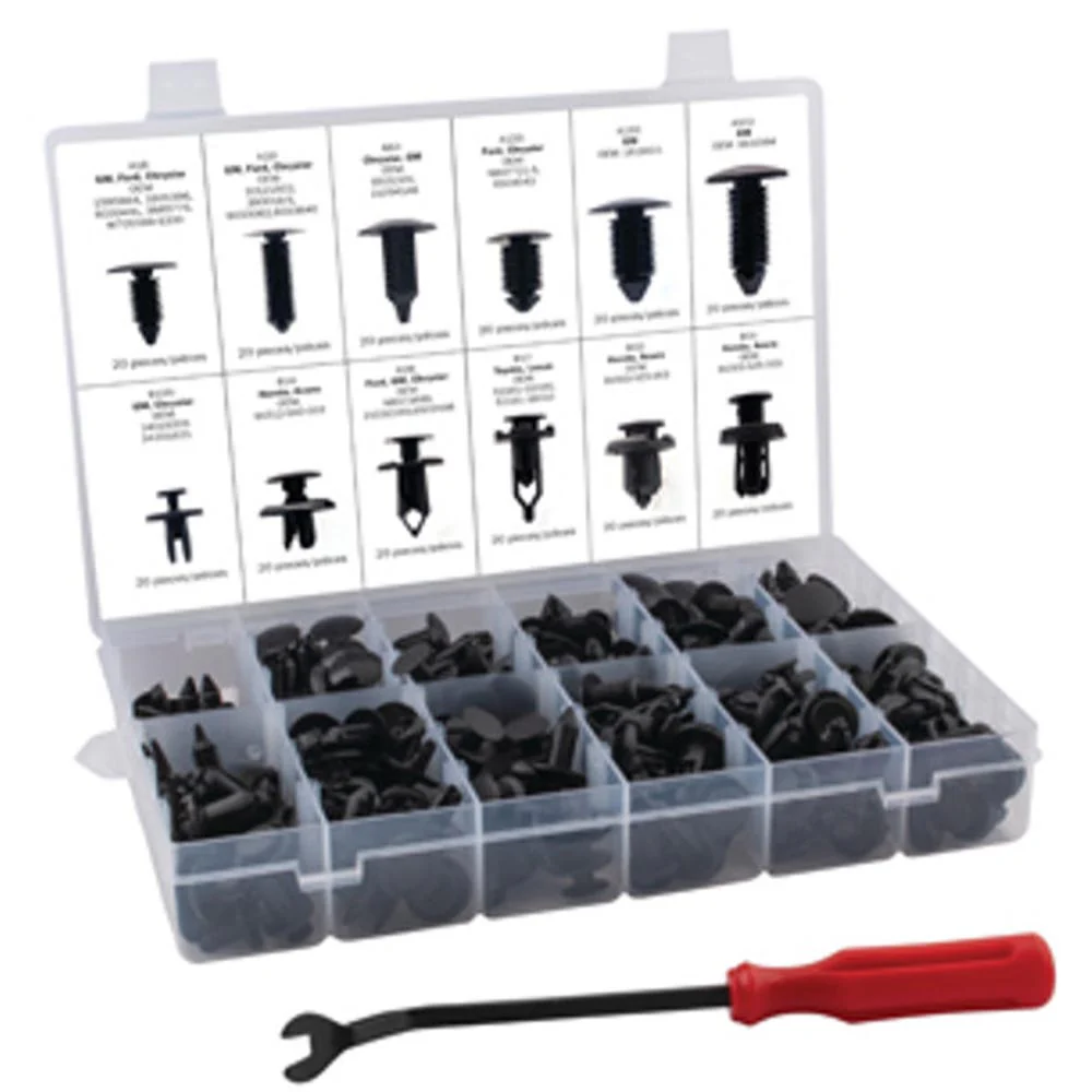 Titan 72pc Push Pin Retainer Clips w/ Remover Tool – 85535