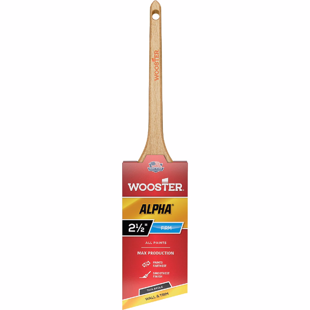 Wooster Alpha 2-1/2 In. Thin Angle Sash Paint Brush