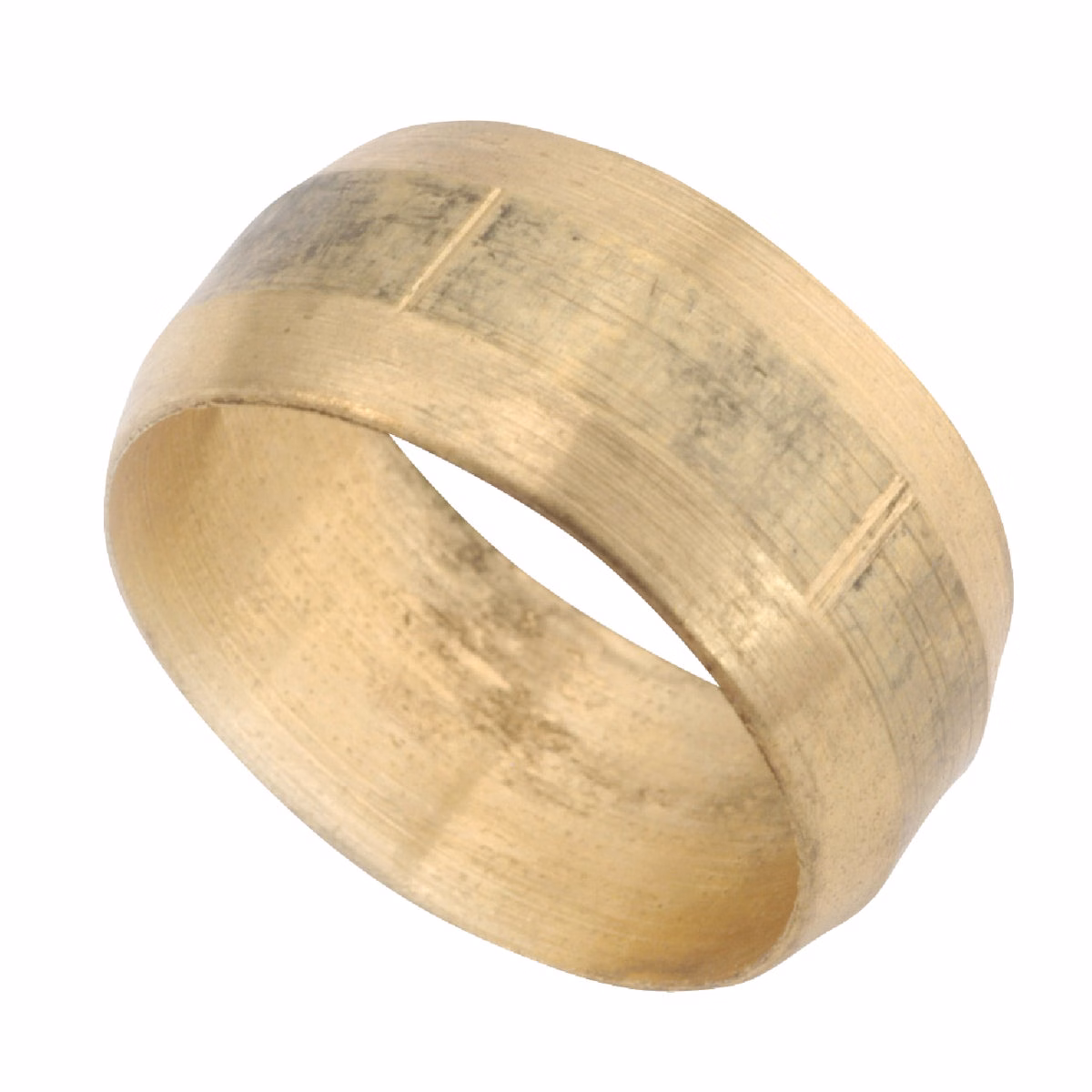 Anderson Metals 1/4 In. Low Lead Brass Compression Sleeve (50-Pack)