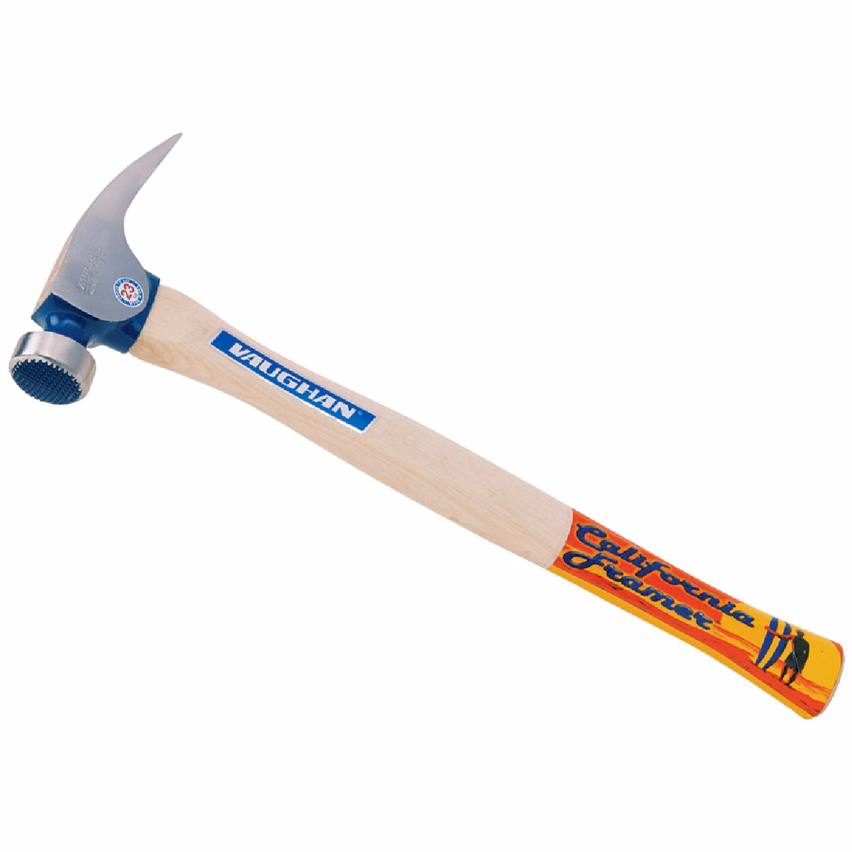 Vaughan California 23 Oz. Milled-Face Framing Hammer with Hickory Handle