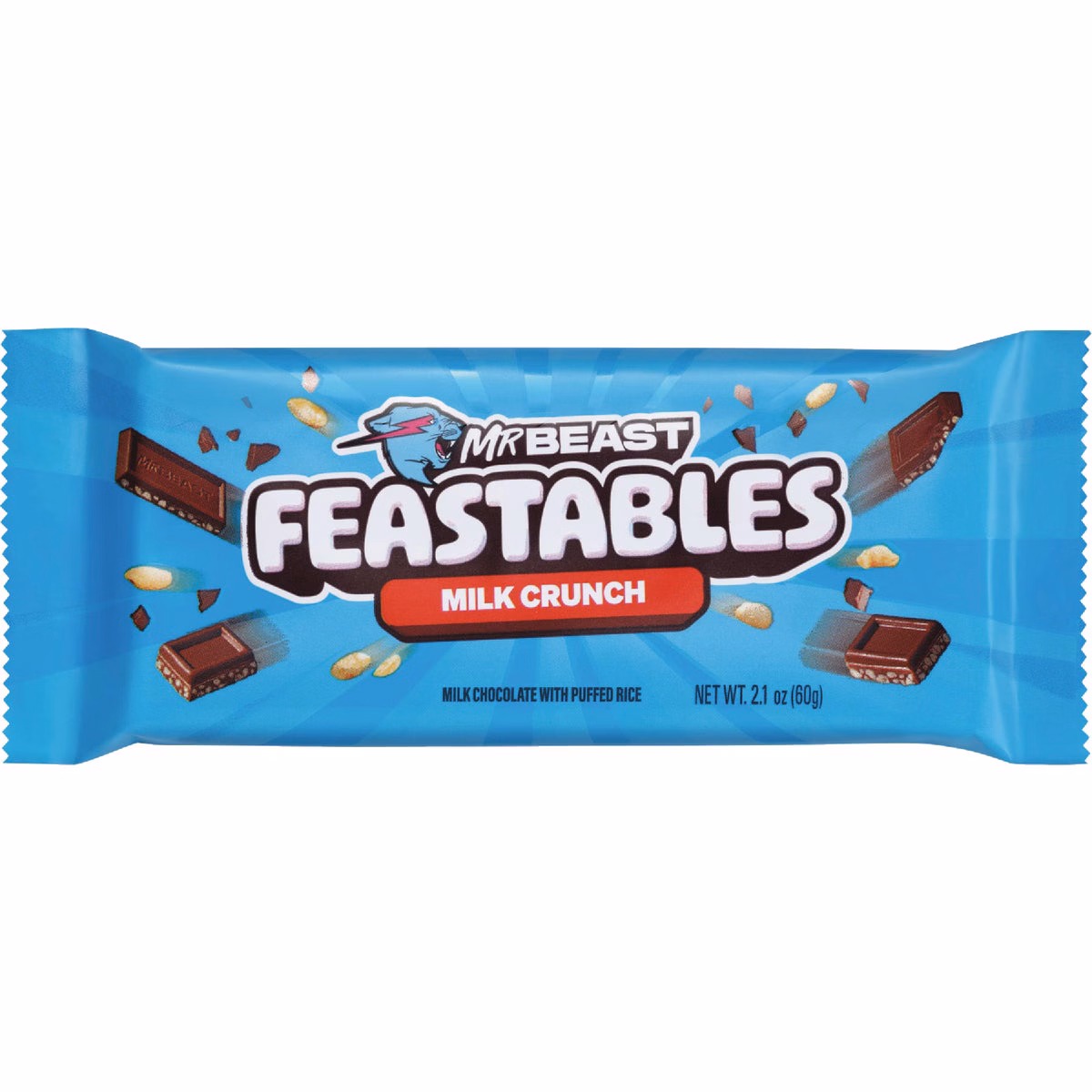 Feastables Milk Chocolate Crunch Candy Bar