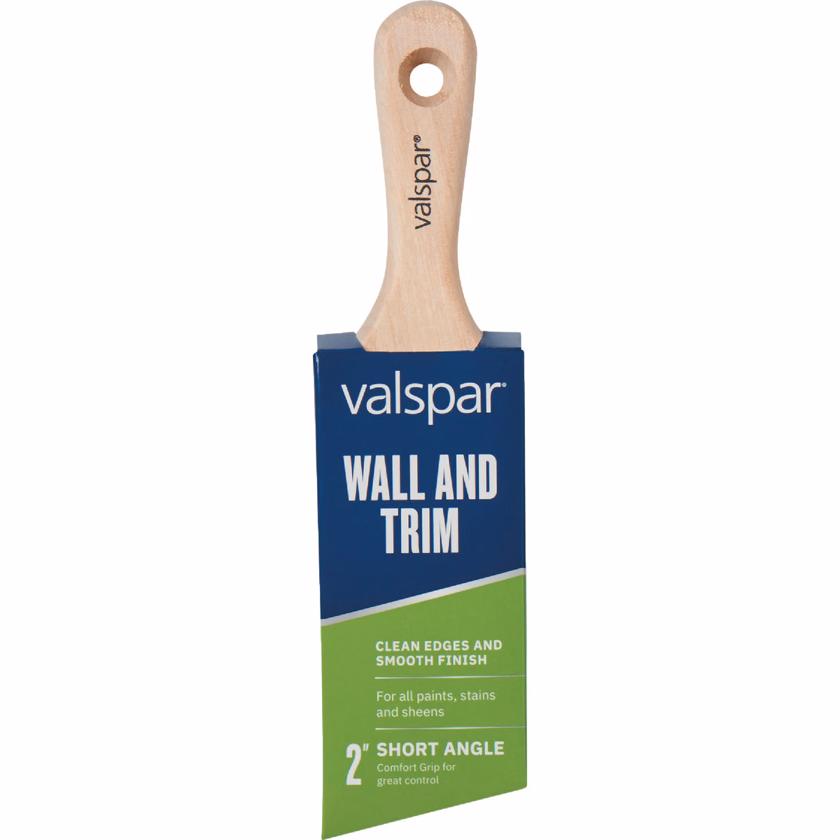 Valspar 2 In. Wall & Trim Short Angle Wood Handle Brush