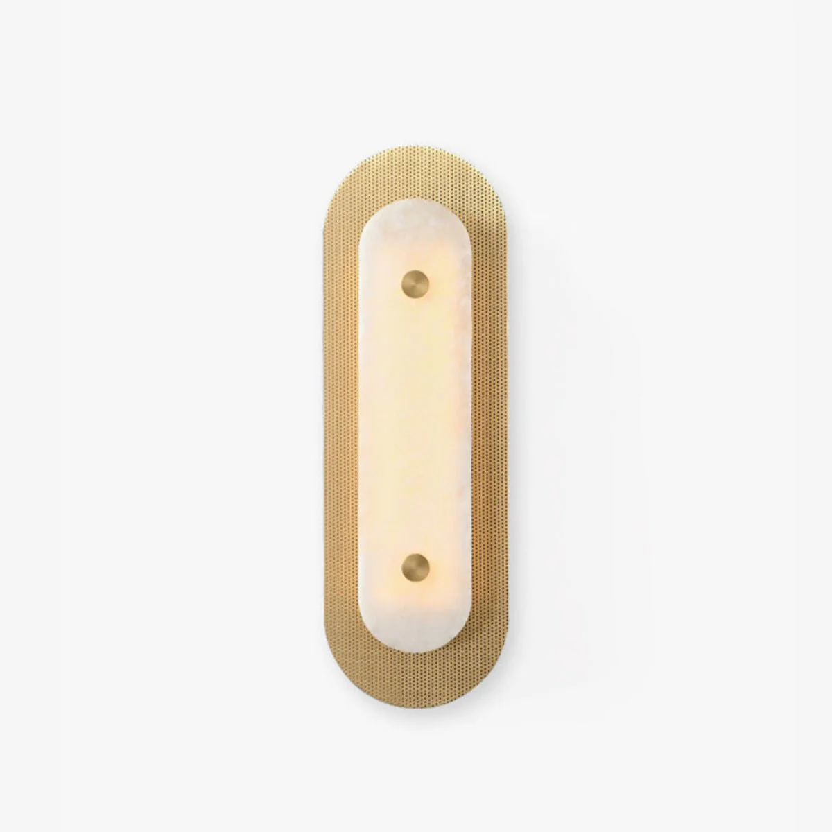 Aurelia Perforated Alabaster Wall Sconce