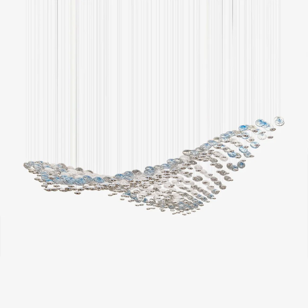 The Flying Surge LED Chandelier | Custom Size & Made-to-Order Lighting for Luxury Homes & Commercial Spaces