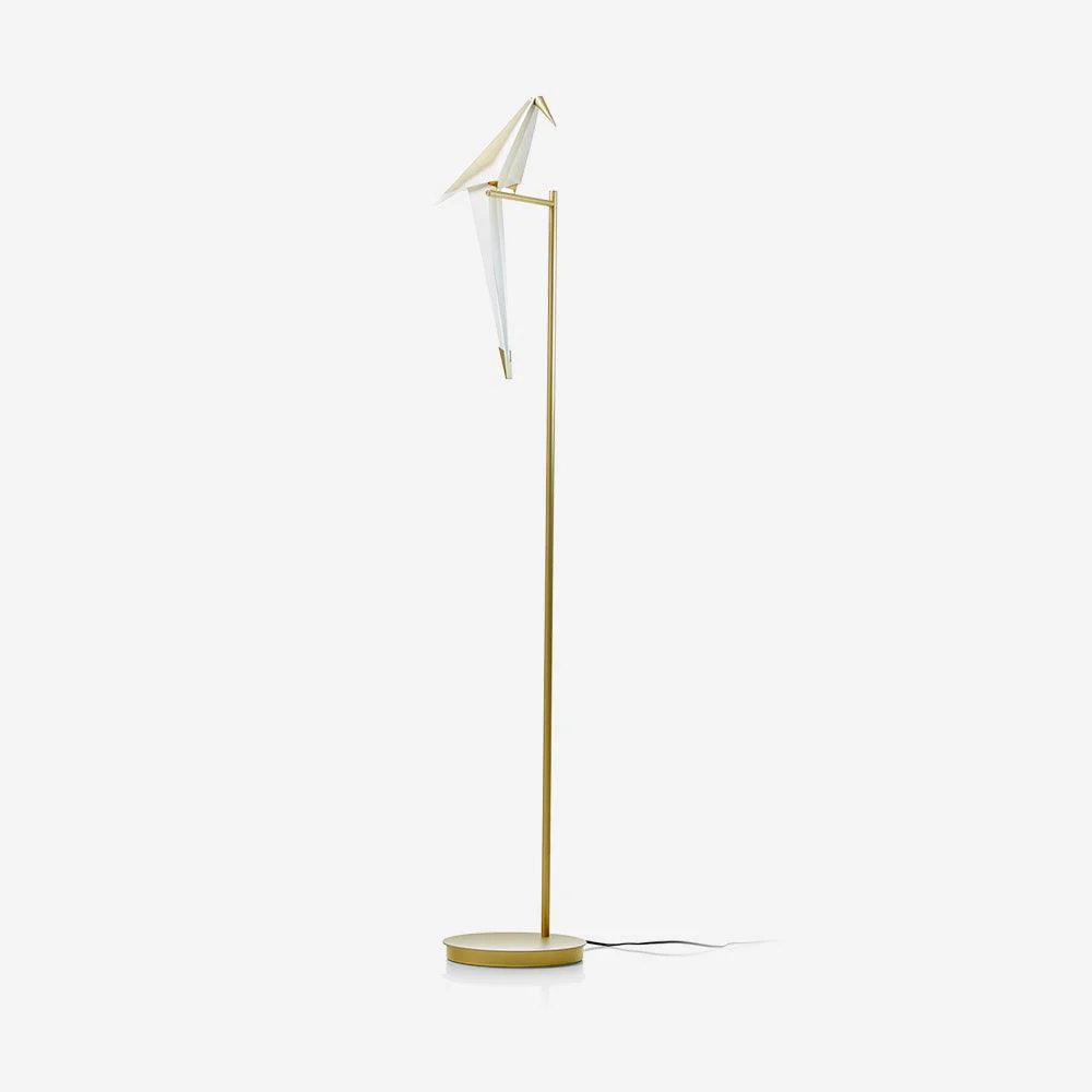 White Paper Crane Floor Lamp