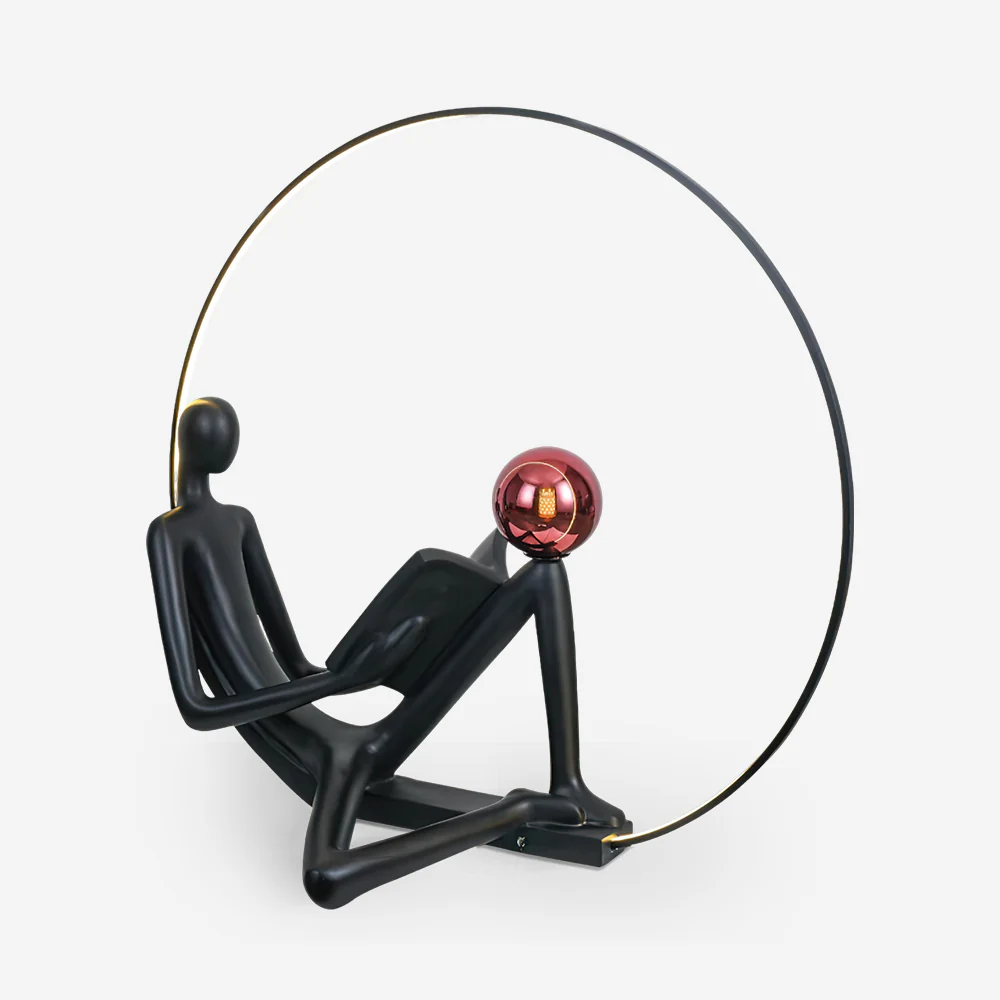 Reader Statue Floor Lamp