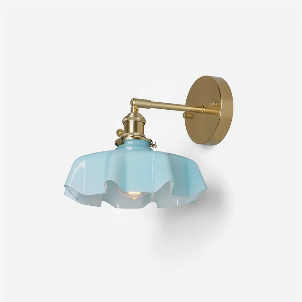Skirted Ripple Wall Lamp