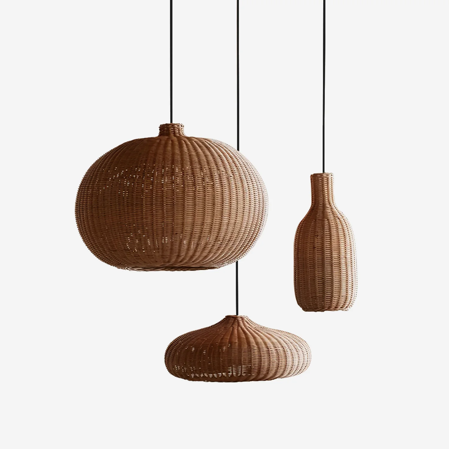 Vintage Rattan Pendant Lamp