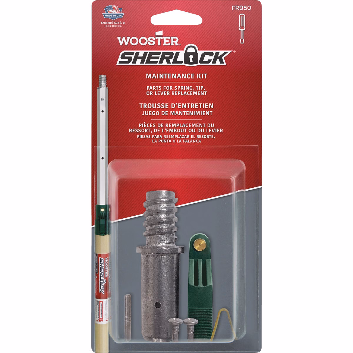 Wooster Sherlock Extension Pole Maintenance Kit (8-Piece)