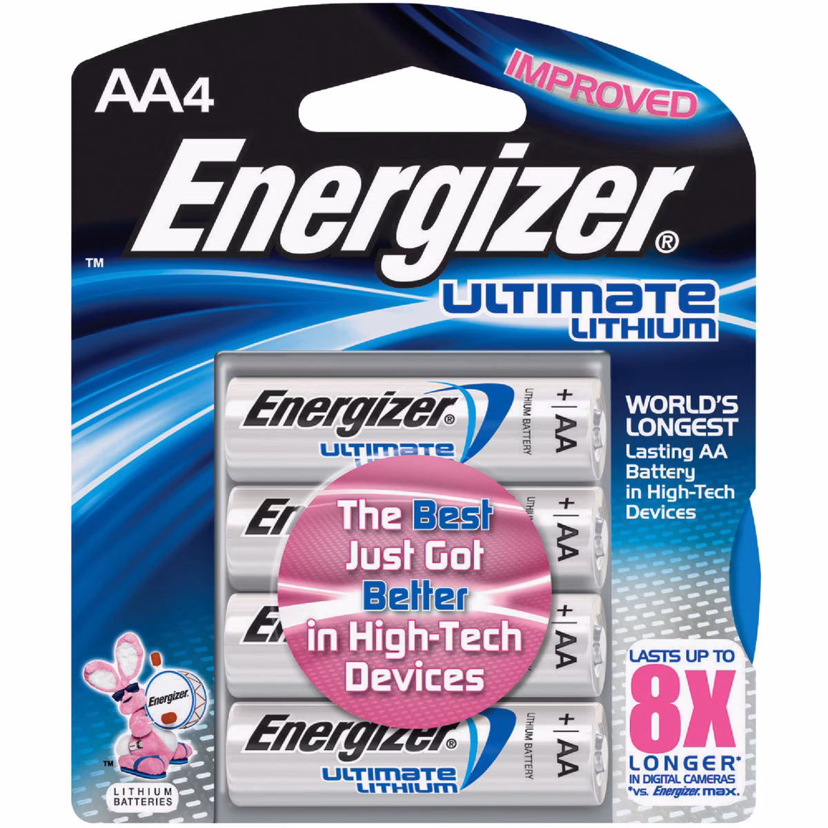 Energizer Ultimate AA Lithium Battery (4-Pack)
